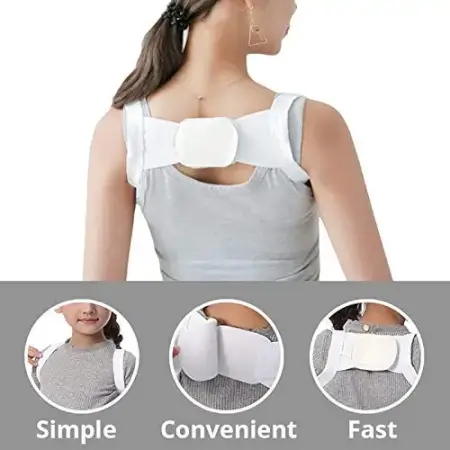 Back and Shoulder Posture Corrector for Adults and Children Adjustable Corset Back Support Belt ( default, Standard ).