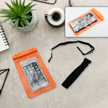 Waterproof Phone Pouch Bag, Clear Underwater Cellphone Dry Bag Protection Cover Bag for Beach Swimming Pool & Camping For all Mobile ( default, Standard ).