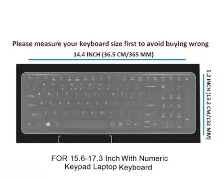 Universal Silicone Keyboard Protector Skin 15.6 Inch ( default, Standard )