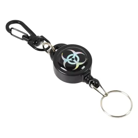 Safety Anti-Lost Retractable Keychain with Steel Wire Compact & Durable ( default, Standard ).