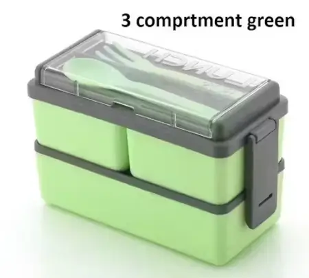 Premium 100% Food Grade Plastic Insulated Lunchbox ( default, Standard )