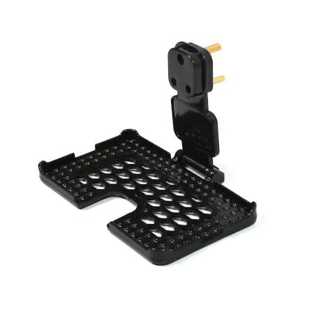Multi-Purpose Wall Mounted Mobile Charging Holder Stand | Socket Fit Phone Stand (Black) ( default, OS )