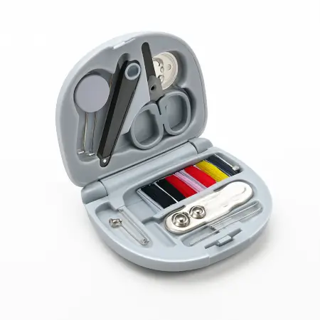 Mini Travel Sewing Kit for Beginners with Threads & Scissors ( default, Standard ).