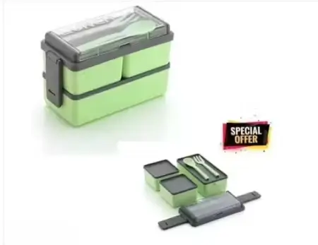 Premium 100% Food Grade Plastic Insulated Lunchbox ( default, Standard )