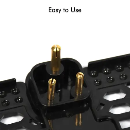 Multi-Purpose Wall Mounted Mobile Charging Holder Stand | Socket Fit Phone Stand (Black) ( default, OS )