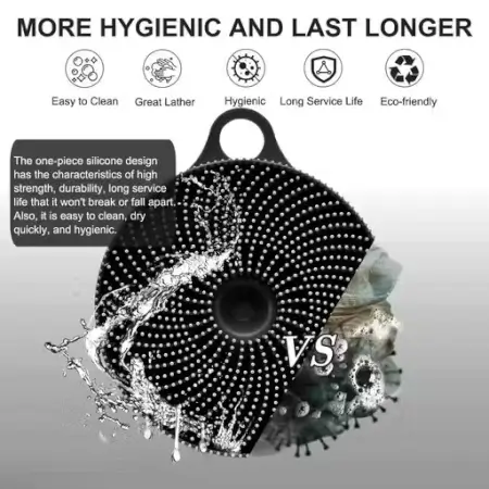 Silicone Scrubber Brush 2-in-1 ( default, Standard )