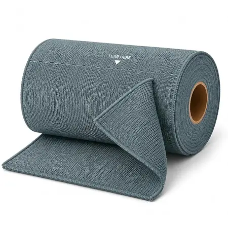 Microfiber Cleaning Cloth Roll – 20 Reusable Tear-Away Towels | Washable Multipurpose Cleaning Wipes for Kitchen, Car, Home & Office | 25 x 25 cm ( default, OS )
